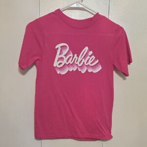 Barbie Fuchsia Kids Tee with Logo